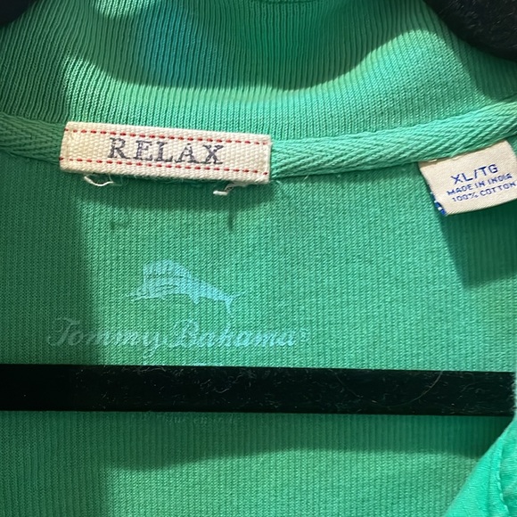Tommy Bahama Half-Zip Sweatshirt - Picture 2 of 2